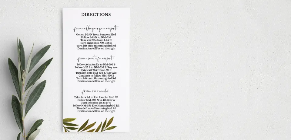Step Information Card