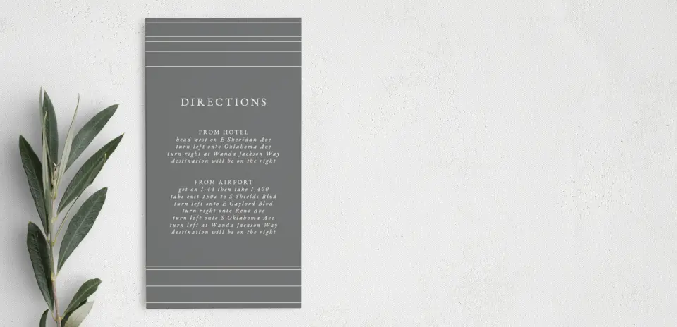 Step Information Card