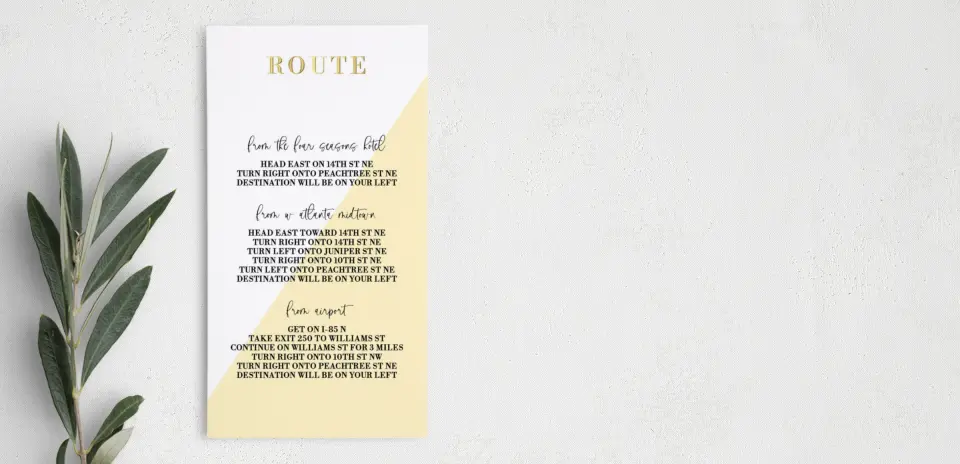 Step Information Card