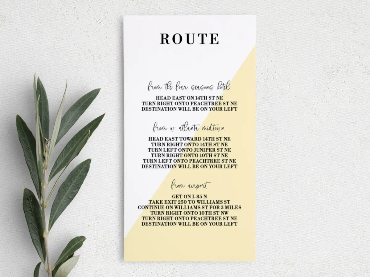 Step Information Card