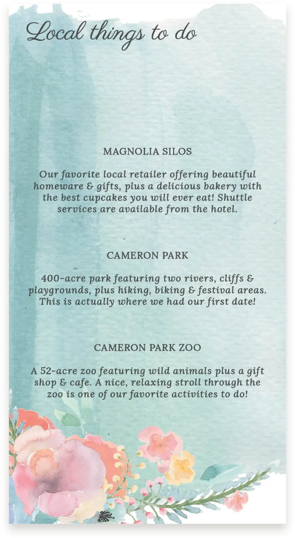 This is a  4" x 7.5" Information Cards (Pocket Invitation) called Joyful Medley printed in full color on Premium Smooth paper