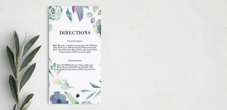 Step Information Card