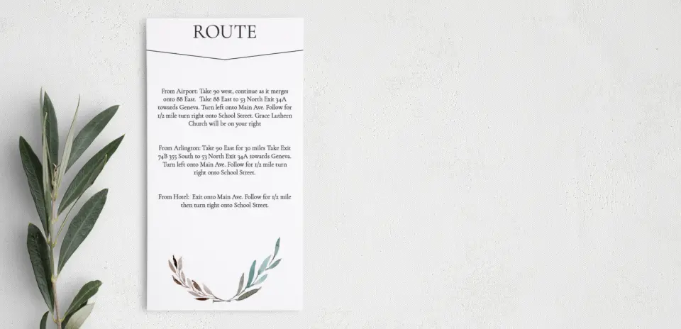 Step Information Card