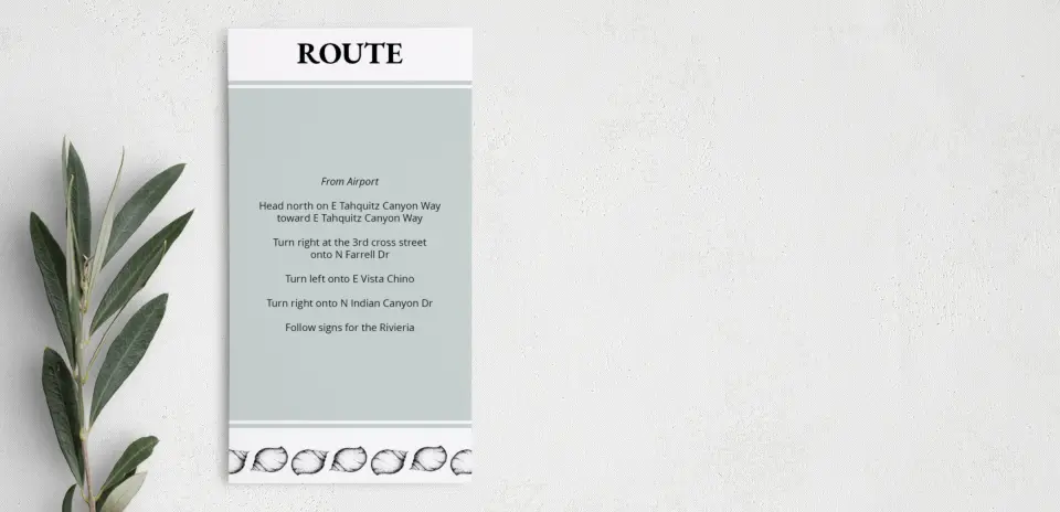 Step Information Card