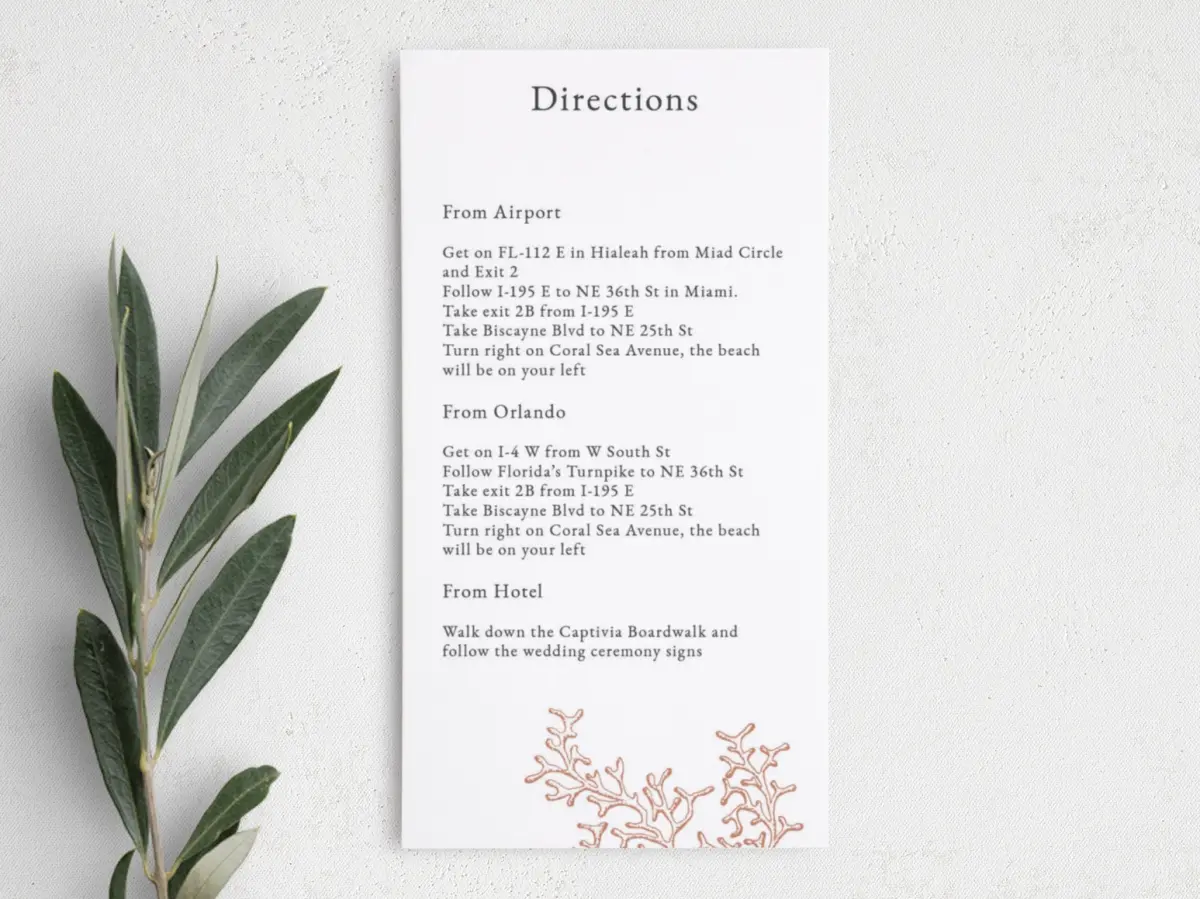 Step Information Card