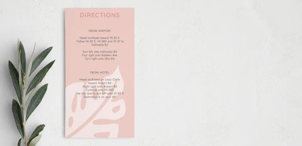 Step Information Card