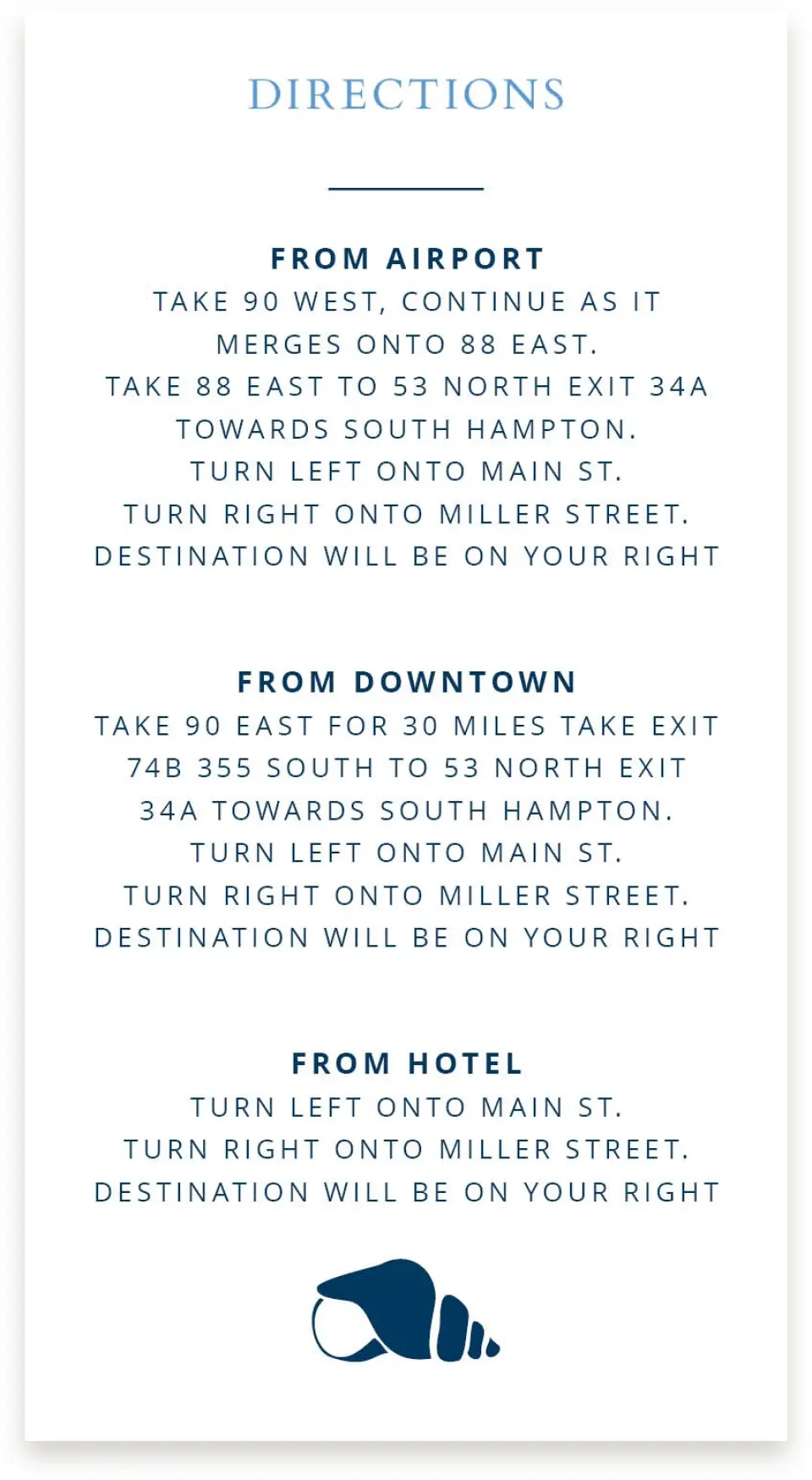 This is a  4" x 7.5" Information Cards (Pocket Invitation) called Beachcomber printed in full color on Premium Smooth paper