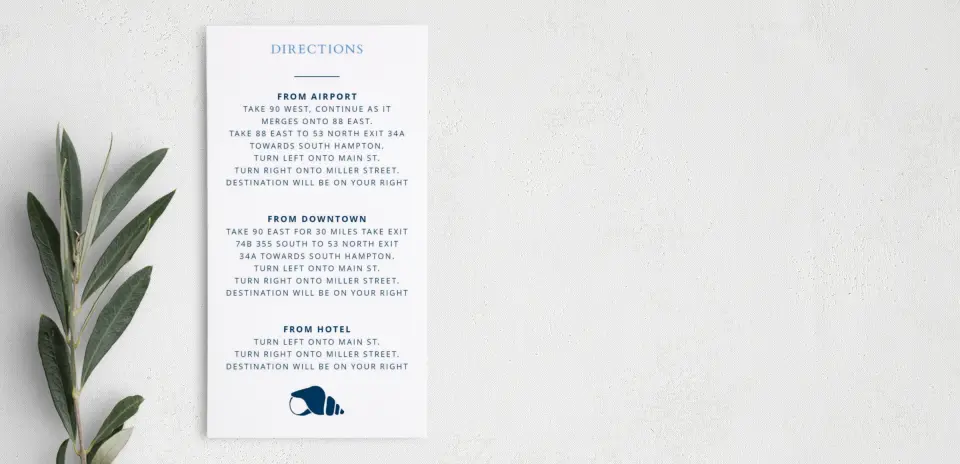 Step Information Card