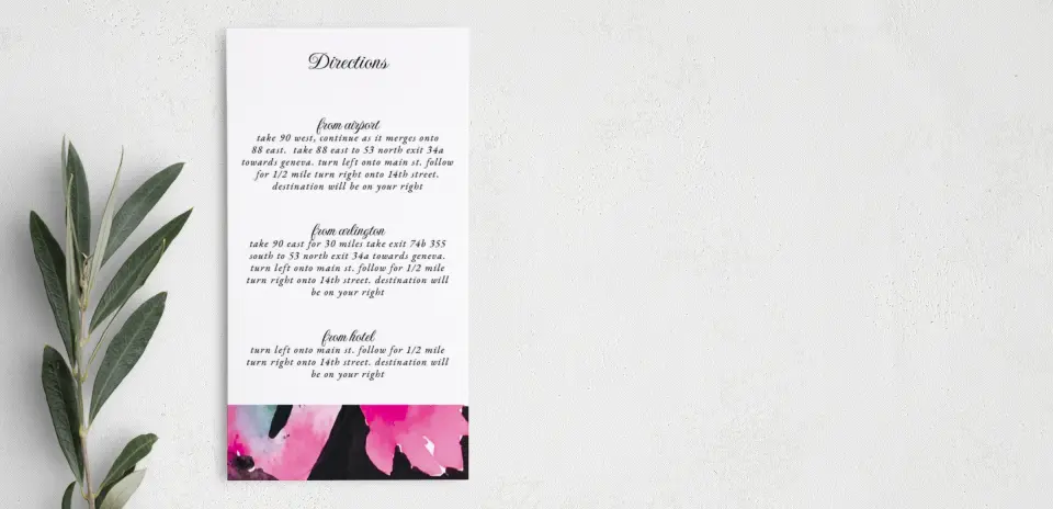 Step Information Card