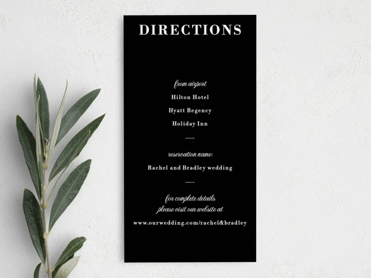Step Information Card