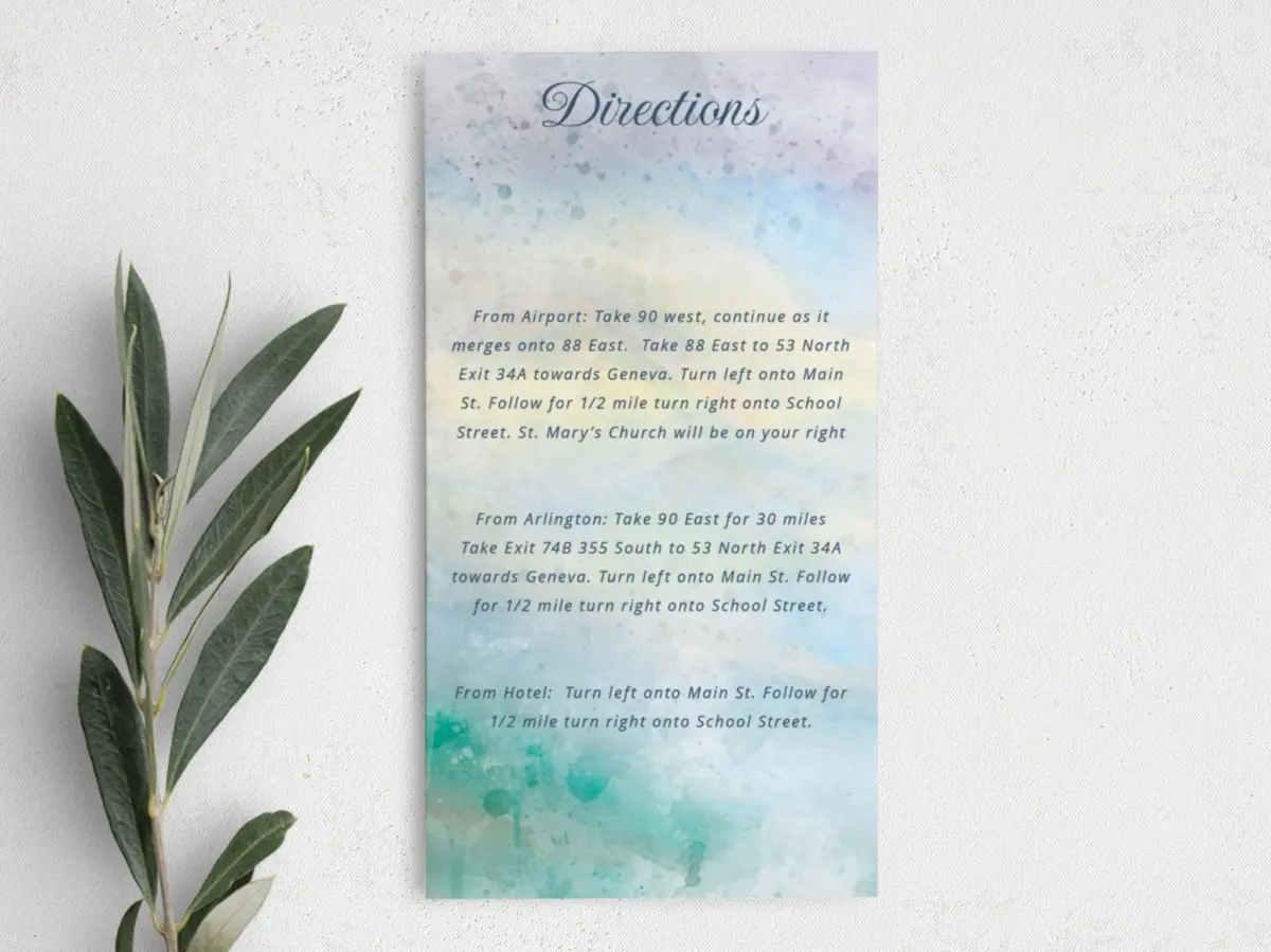 Step Information Card