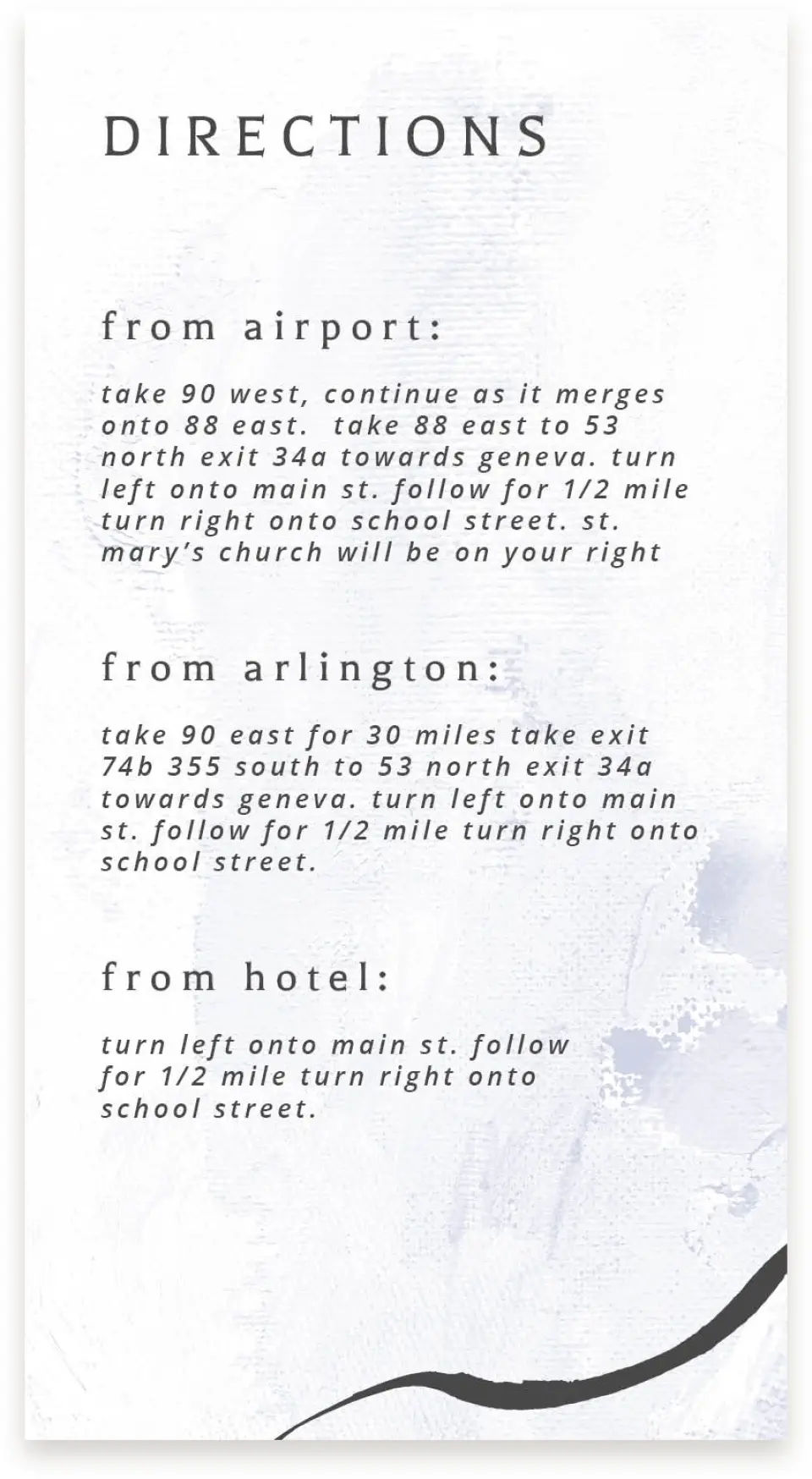 This is a  4" x 7.5" Information Cards (Pocket Invitation) called Gilded Marble printed in full color on Premium Smooth paper