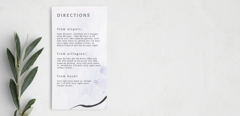 Step Information Card