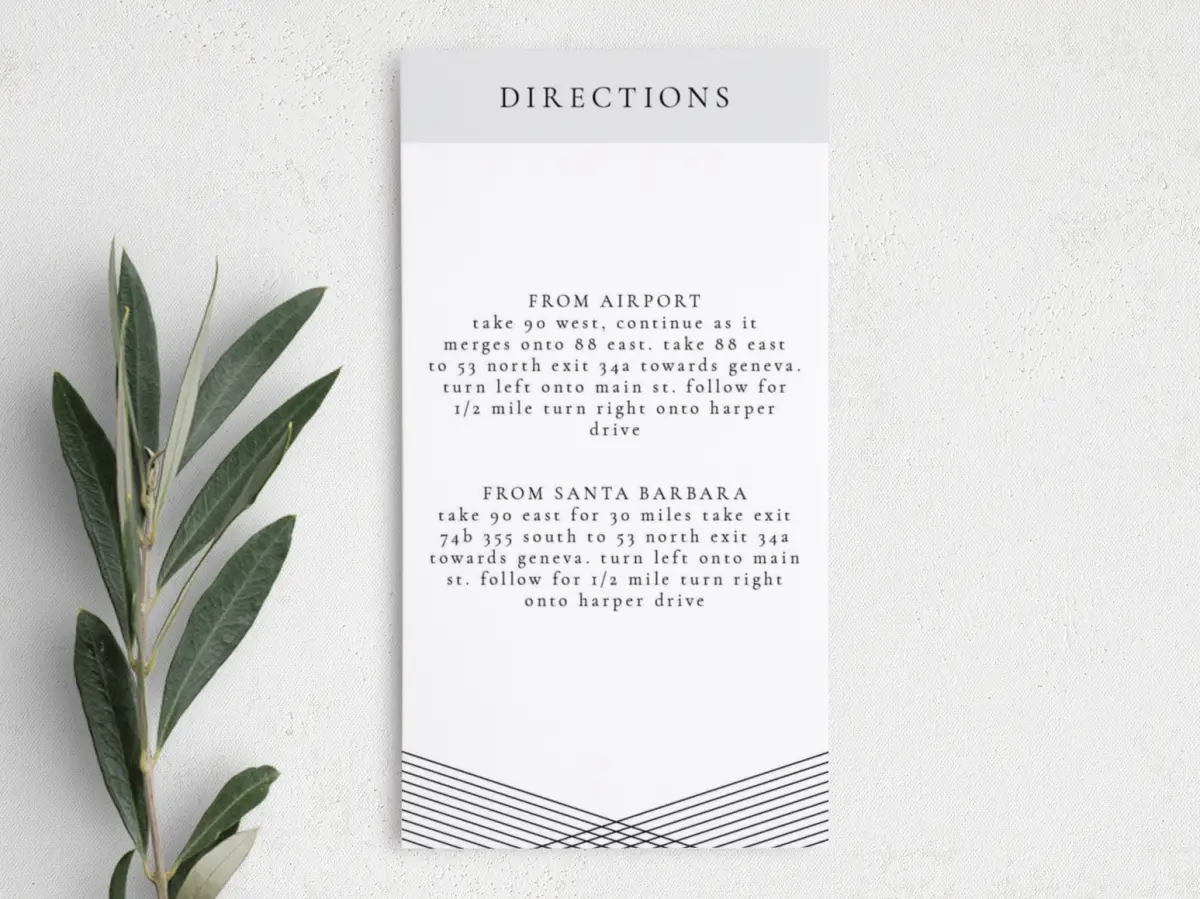Step Information Card