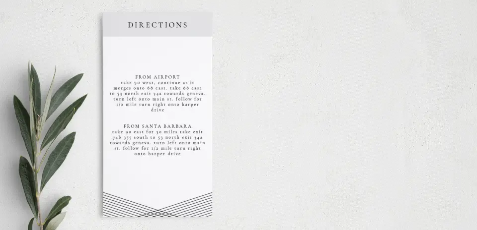 Step Information Card
