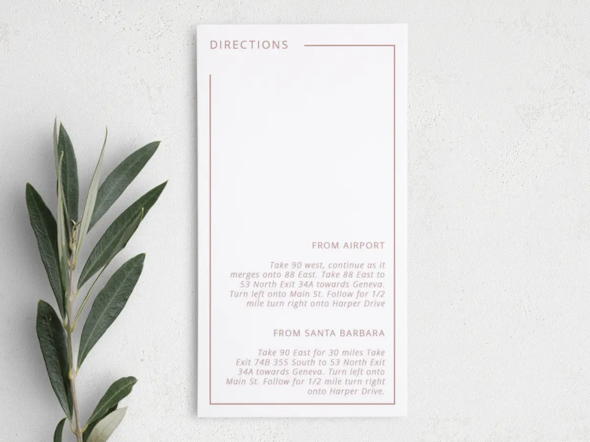 Step Information Card