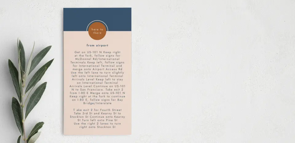Step Information Card