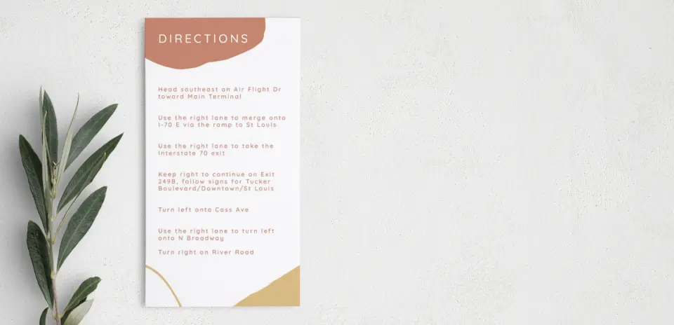 Step Information Card