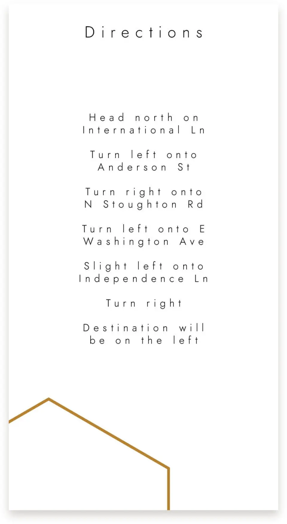 This is a  4" x 7.5" Information Cards (Pocket Invitation) called Love's Ribbon printed in full color on Premium Smooth paper
