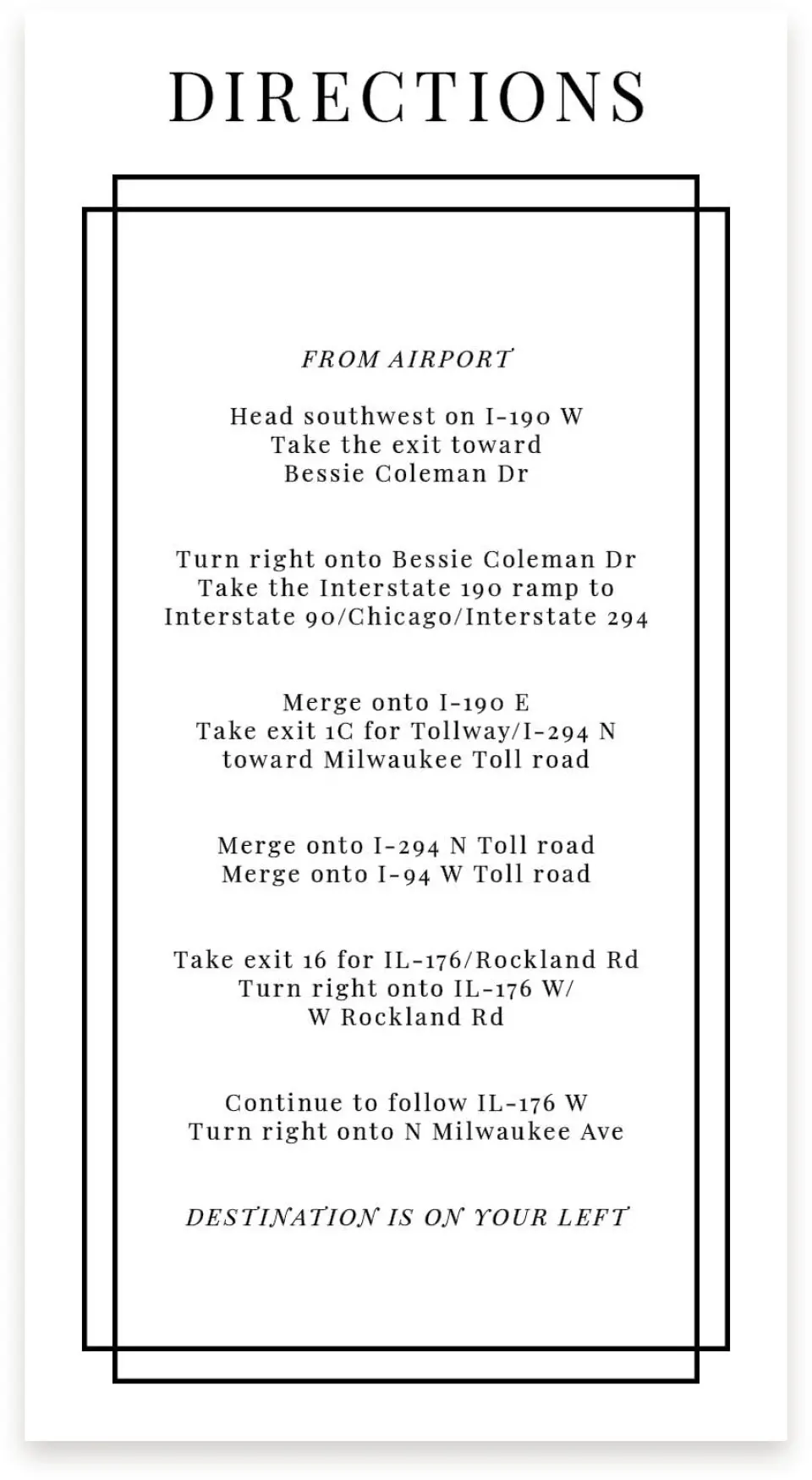 This is a  4" x 7.5" Information Cards (Pocket Invitation) called Because You're Mine printed in full color on Premium Smooth paper