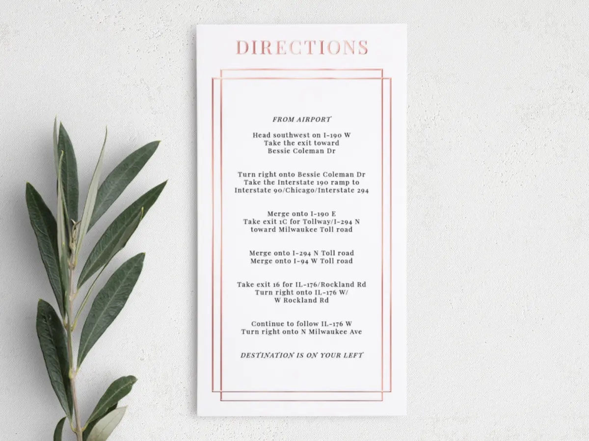 Step Information Card