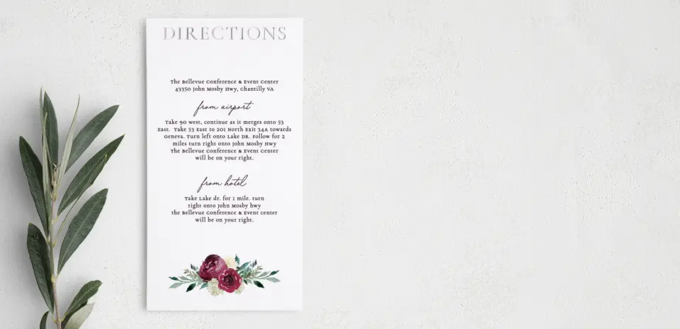 Step Information Card