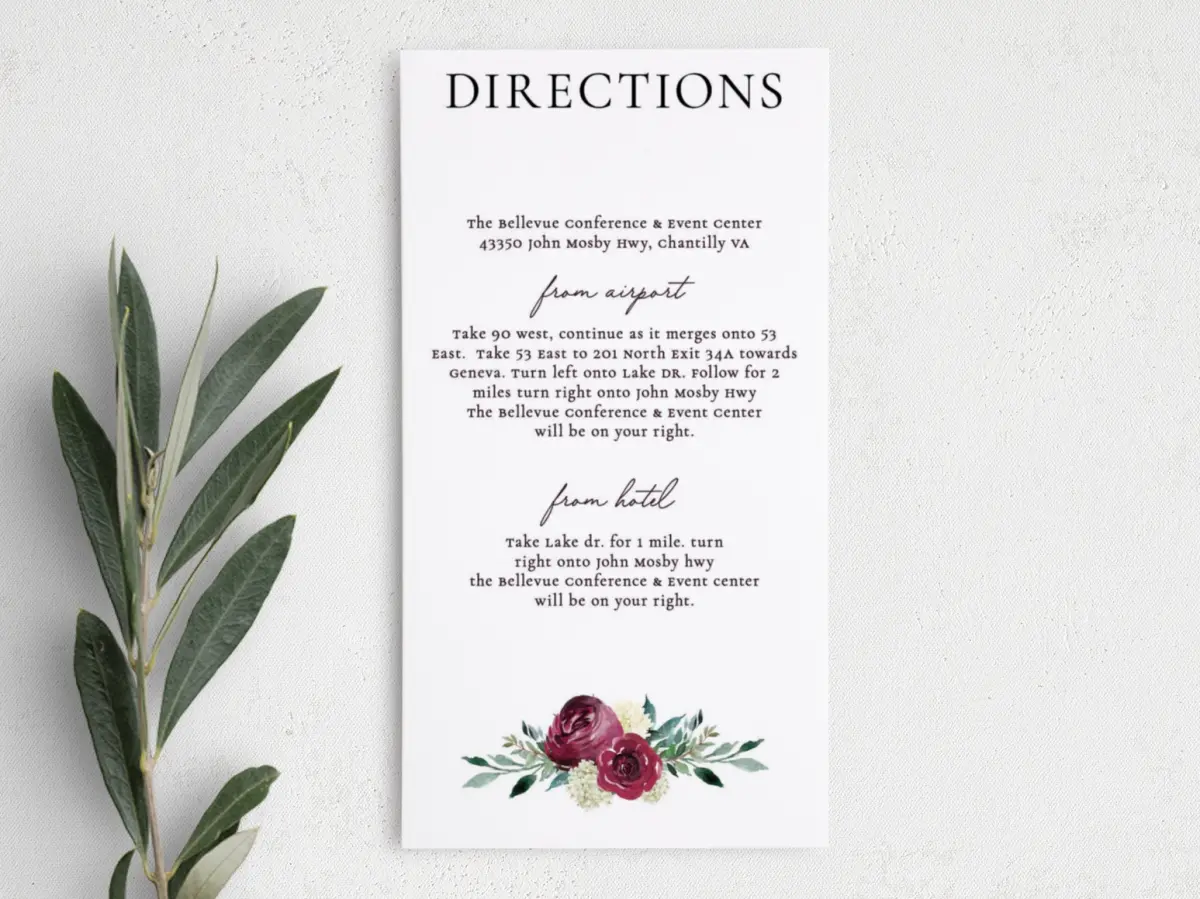 Step Information Card