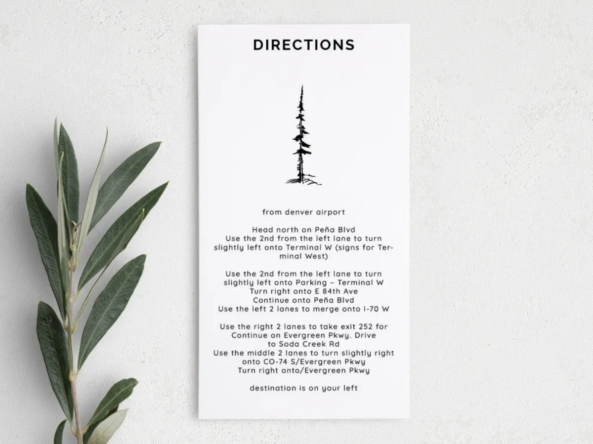 Step Information Card