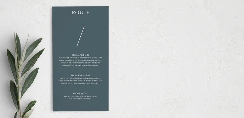 Step Information Card