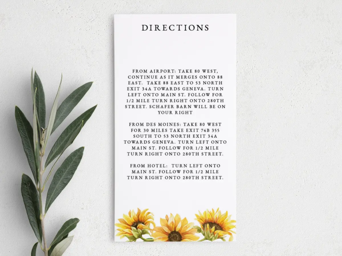 Step Information Card