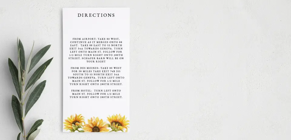 Step Information Card