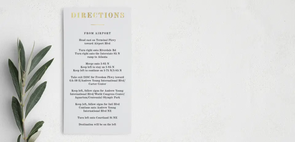 Step Information Card