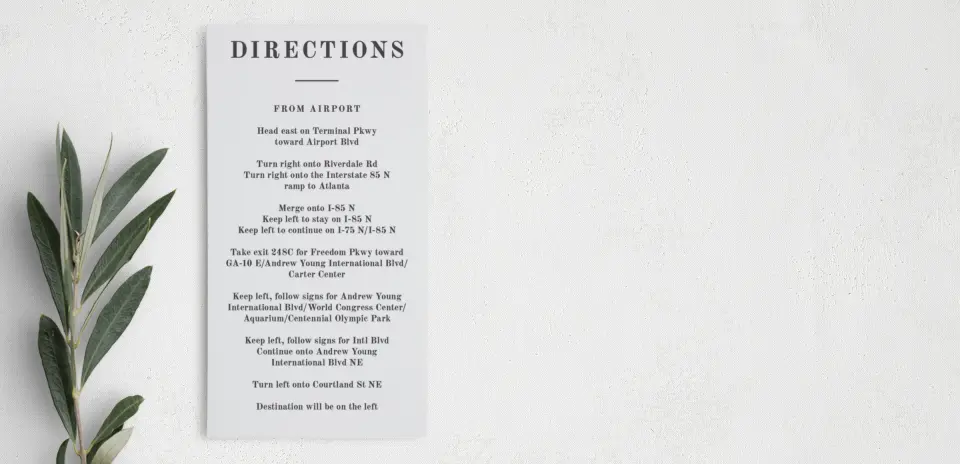 Step Information Card