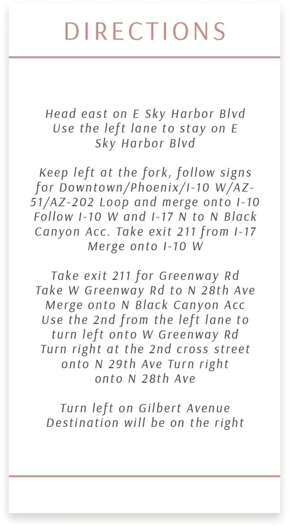 This is a  4" x 7.5" Information Cards (Pocket Invitation) called Expansive Line printed in full color on Premium Smooth paper