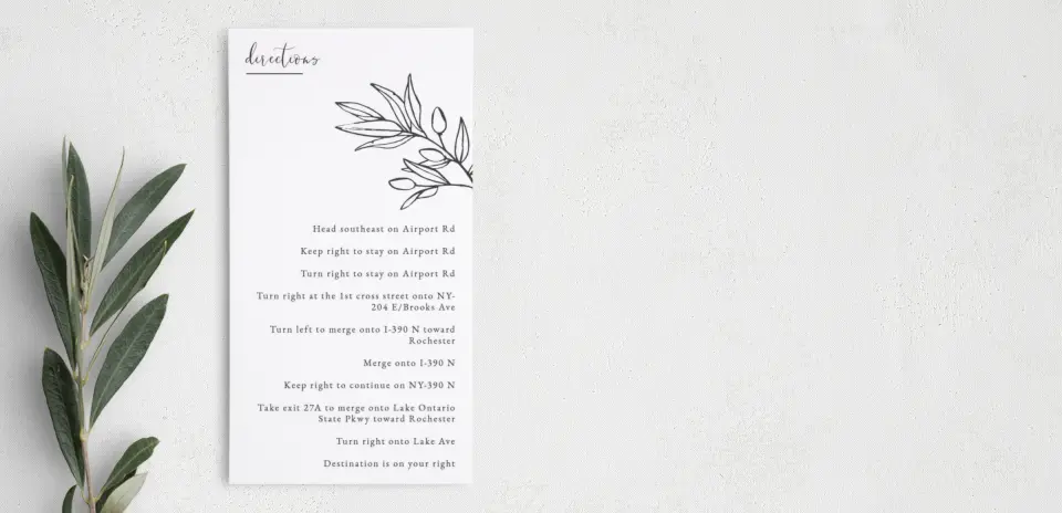 Step Information Card