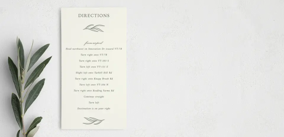 Step Information Card