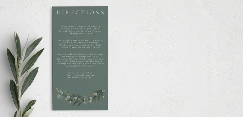 Step Information Card