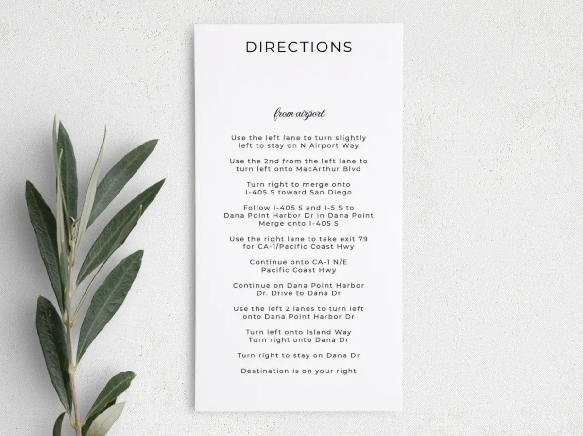 Step Information Card