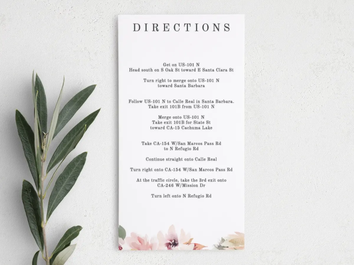 Step Information Card