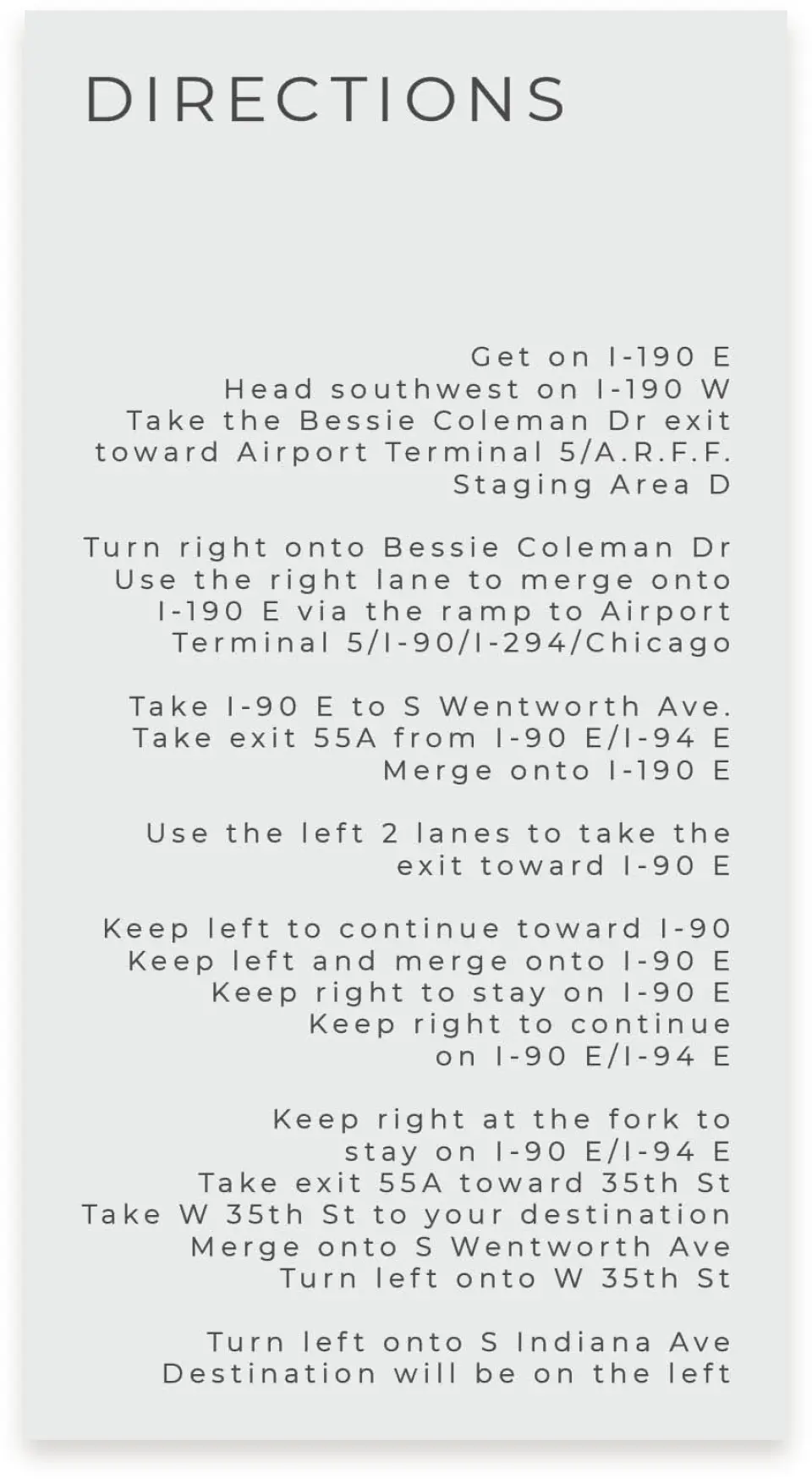 This is a  4" x 7.5" Information Cards (Pocket Invitation) called Initial Hush printed in full color on Premium Smooth paper
