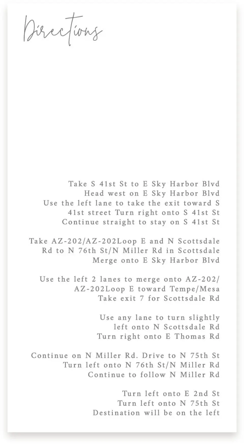 This is a  4" x 7.5" Information Cards (Pocket Invitation) called Bright Greens printed in full color on Premium Smooth paper