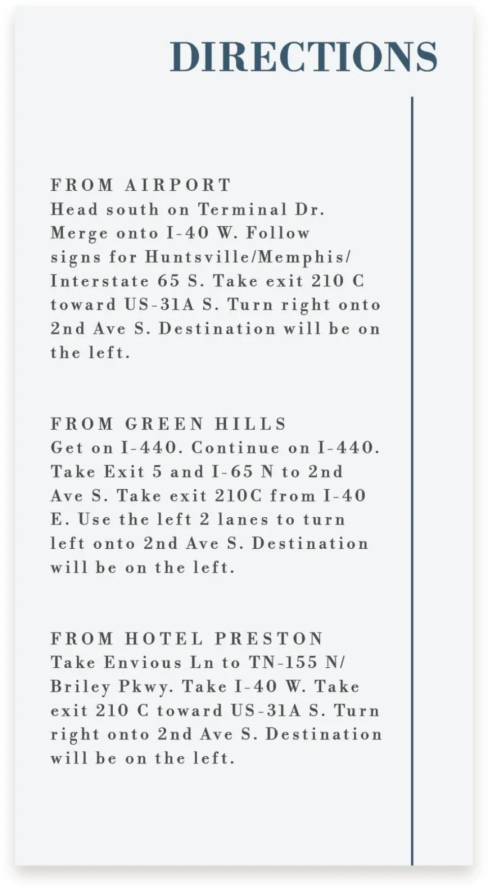 This is a  4" x 7.5" Information Cards (Pocket Invitation) called For Eternity printed in full color on Premium Smooth paper