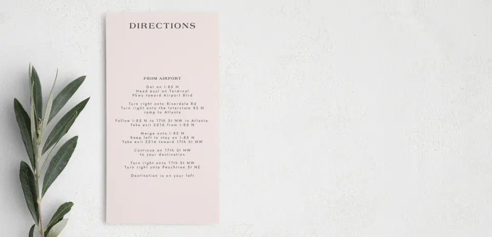 Step Information Card