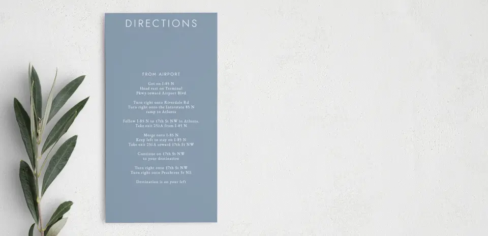 Step Information Card