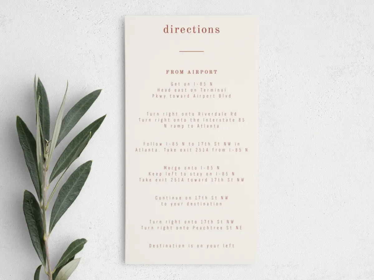 Step Information Card