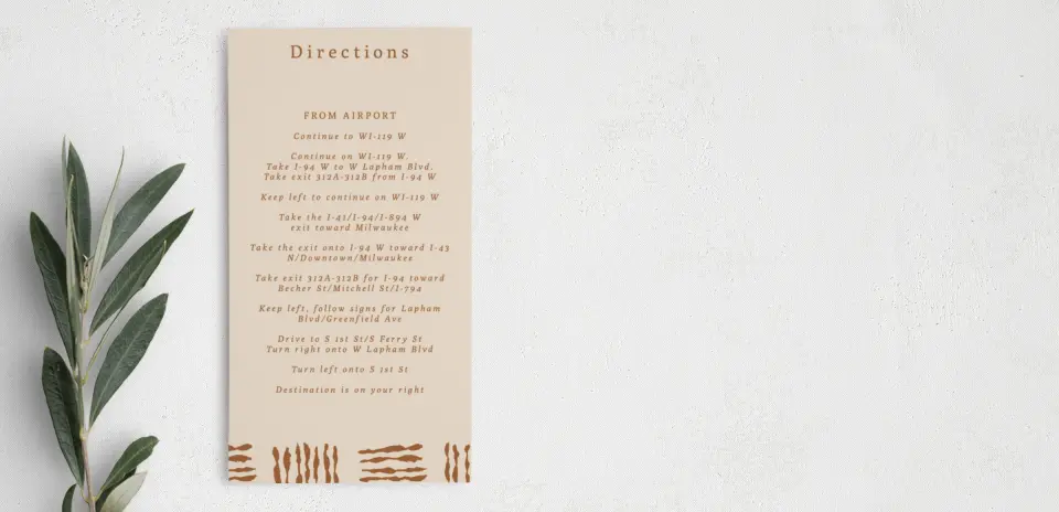 Step Information Card