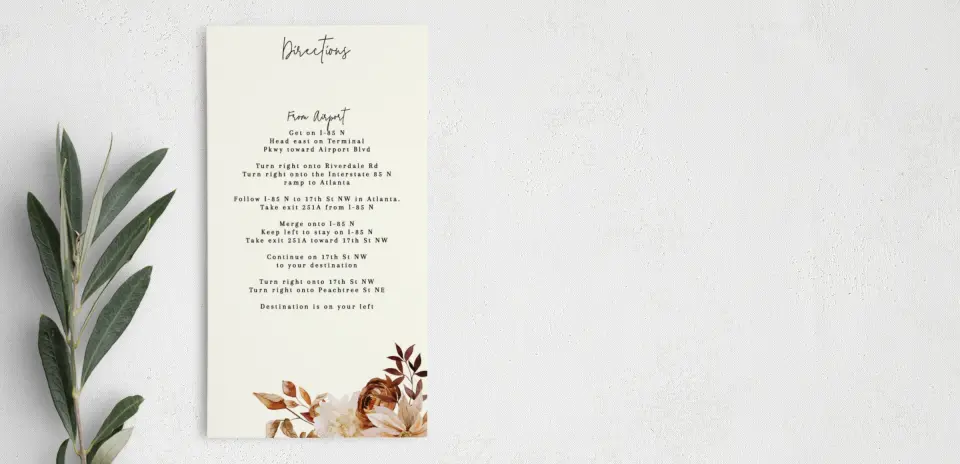 Step Information Card