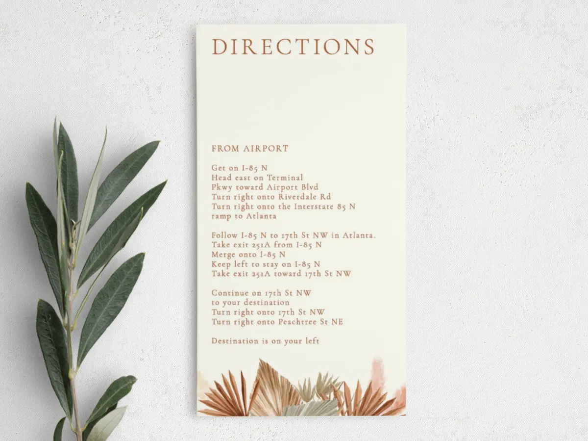 Step Information Card