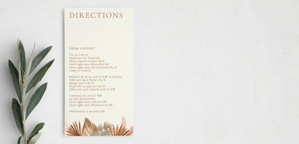 Step Information Card