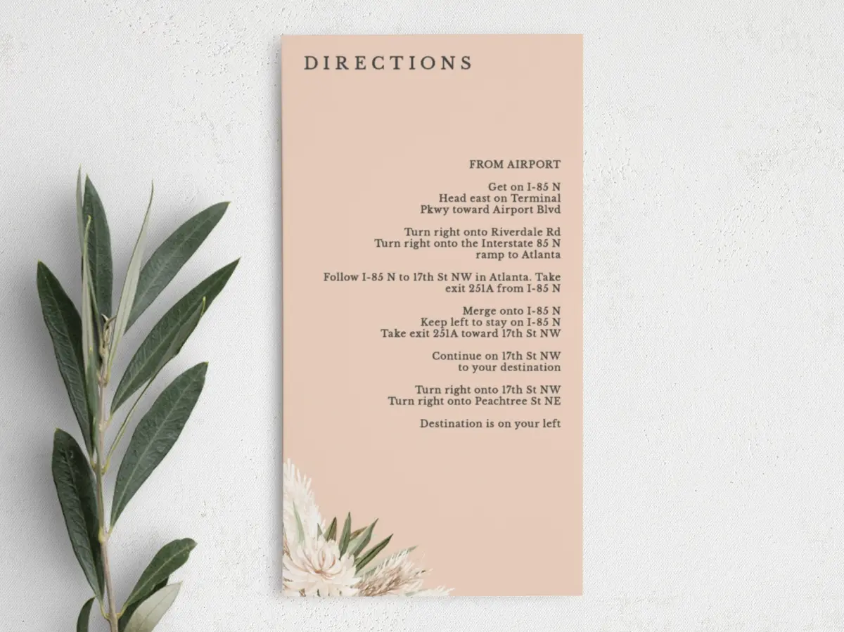 Step Information Card